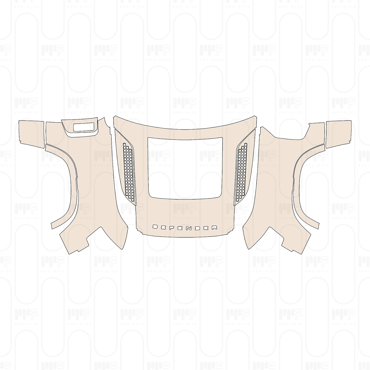 Pre-Cut PPF Land Rover Defender 130 X-Dynamic 2026