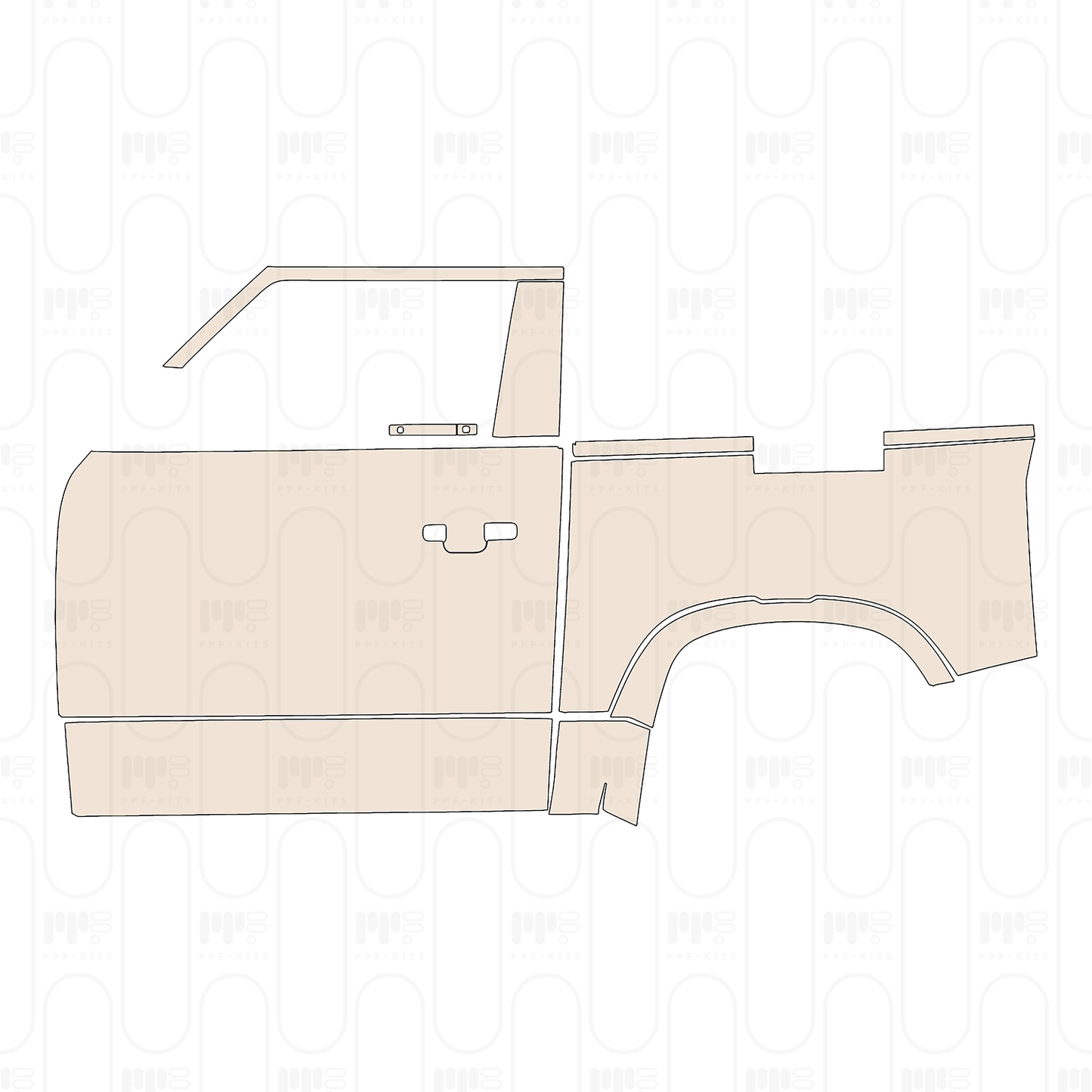 Pre-Cut PPF Land Rover Defender 90 X-Dynamic 2026