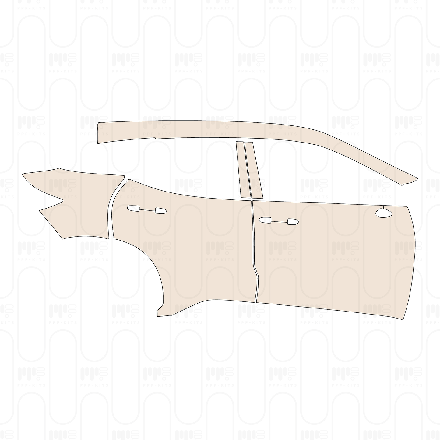 Pre-Cut PPF Lexus LBX (EU) Base 2025