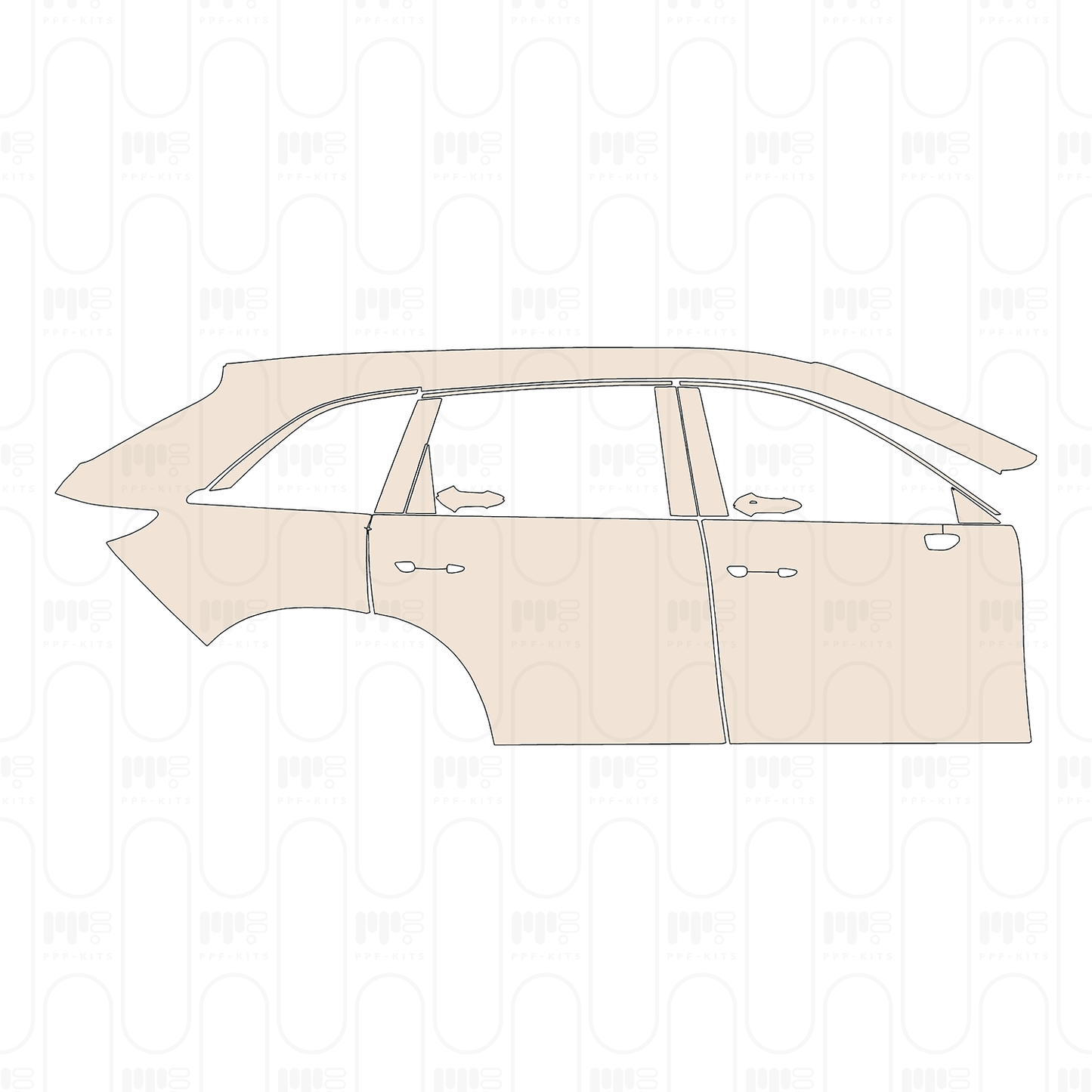 Pre-Cut PPF Mazda CX-90 Turbo Preferred 2025