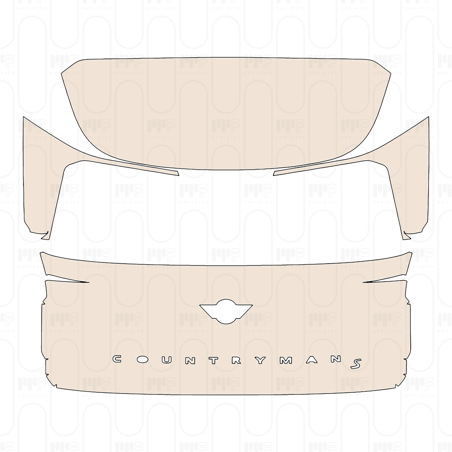 Pre-Cut PPF MINI Countryman S All4 Classic 2026
