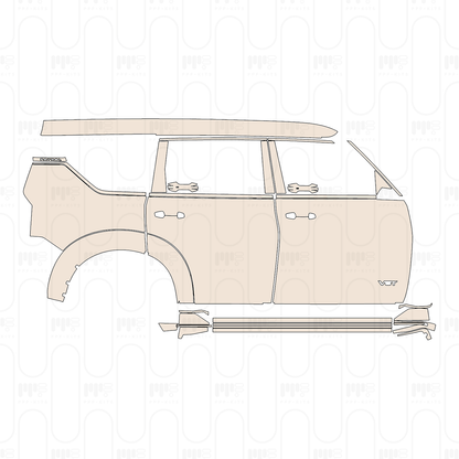 PPF precortado Nissan Patrol (ME) Nismo 2025