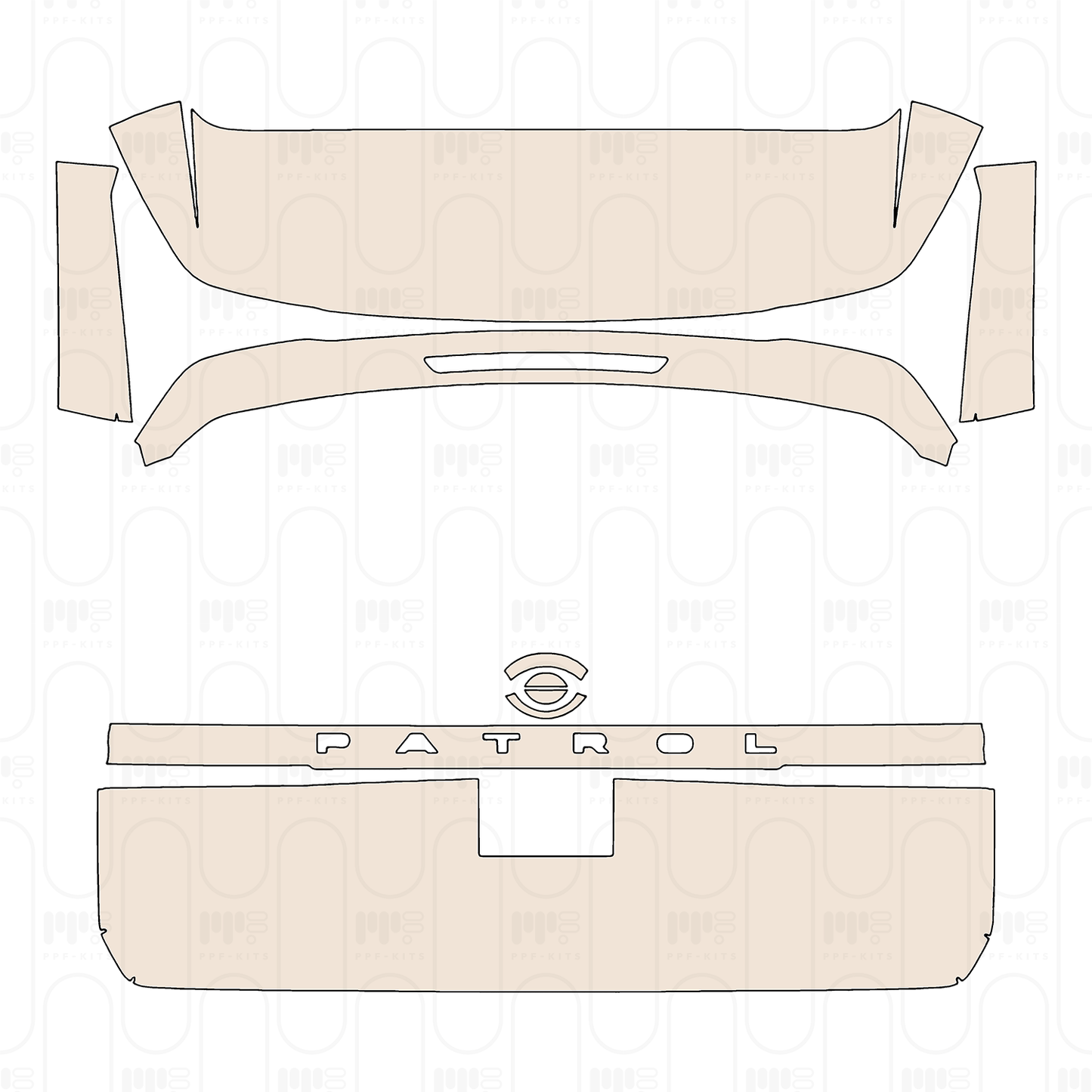PPF precortado Nissan Patrol (ME) Nismo 2025