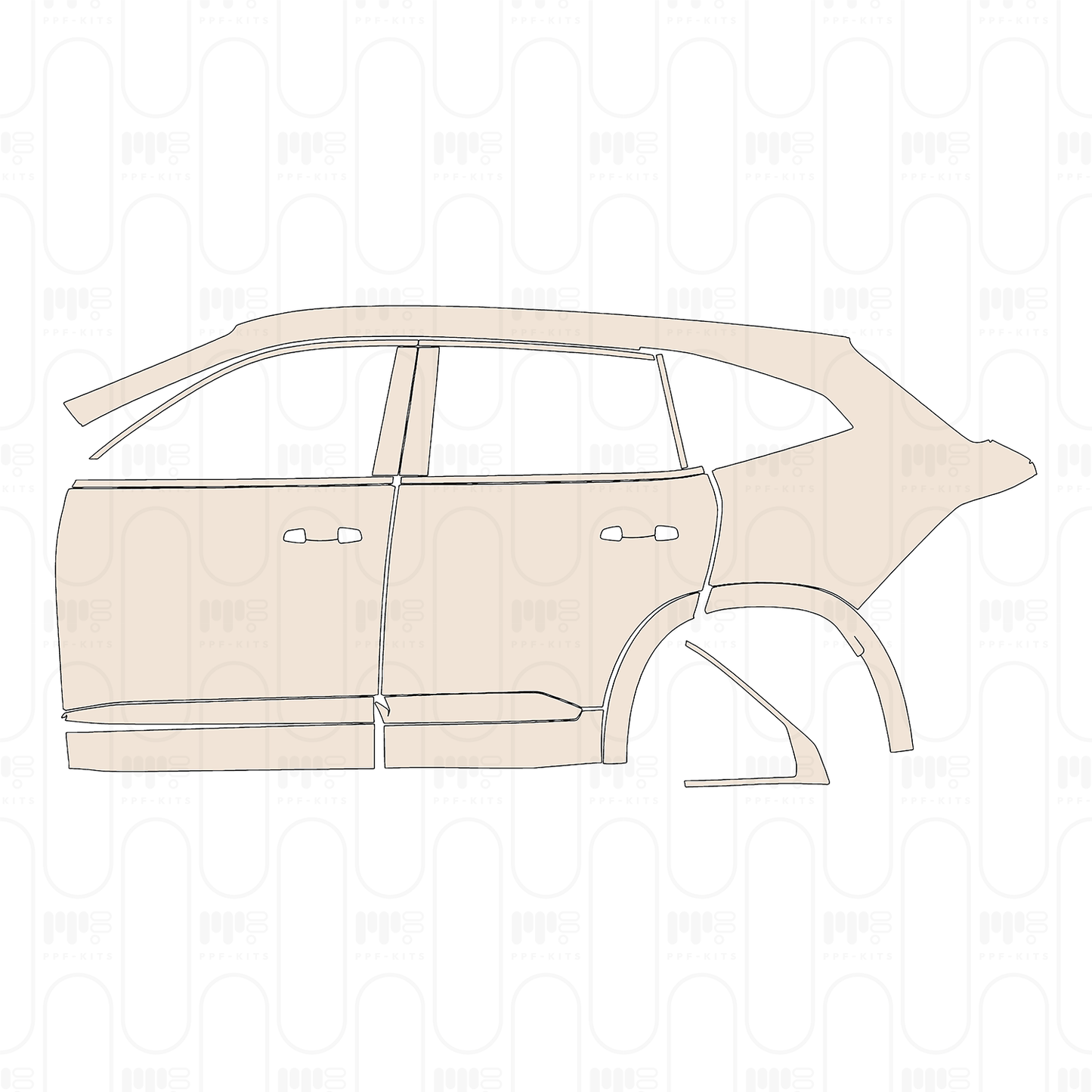 Pre-Cut PPF Renault Grand Koleos (SEA) Esprit Alpine 2026