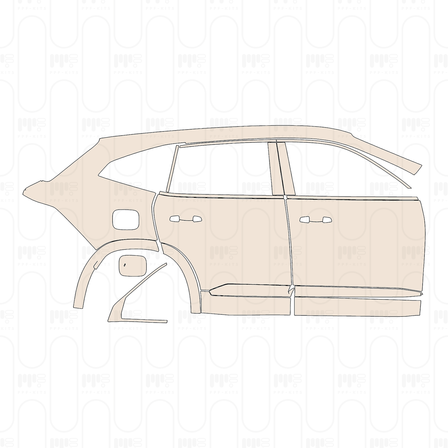 Pre-Cut PPF Renault Grand Koleos (SEA) Esprit Alpine 2026