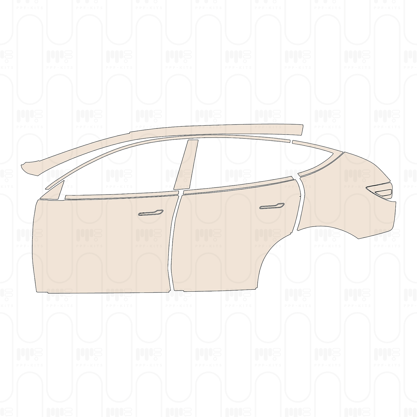 PPF precortado Tesla Model Y (Juniper) Standard 2025