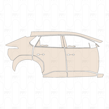 Pre-Cut PPF Toyota bZ4X (CN) 2025