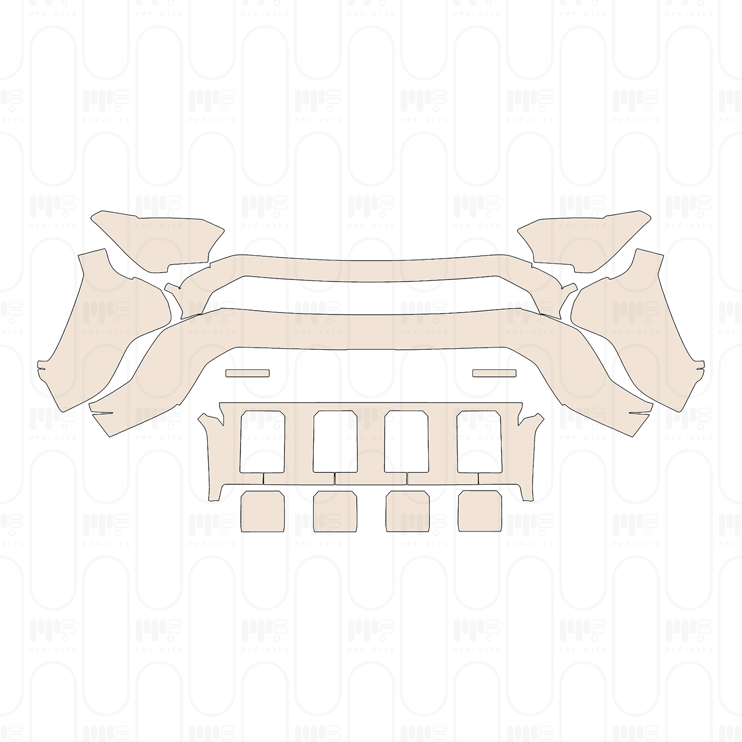 Pre-Cut PPF Toyota 4 Runner SR5 2026