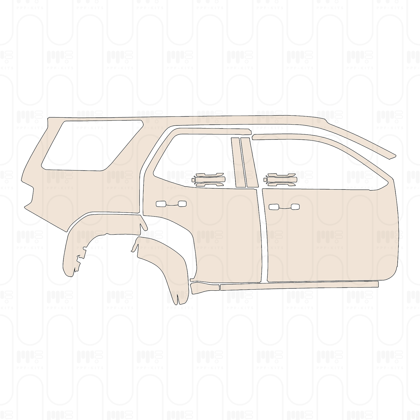 Pre-Cut PPF Toyota 4 Runner TRD Off-Road 2026