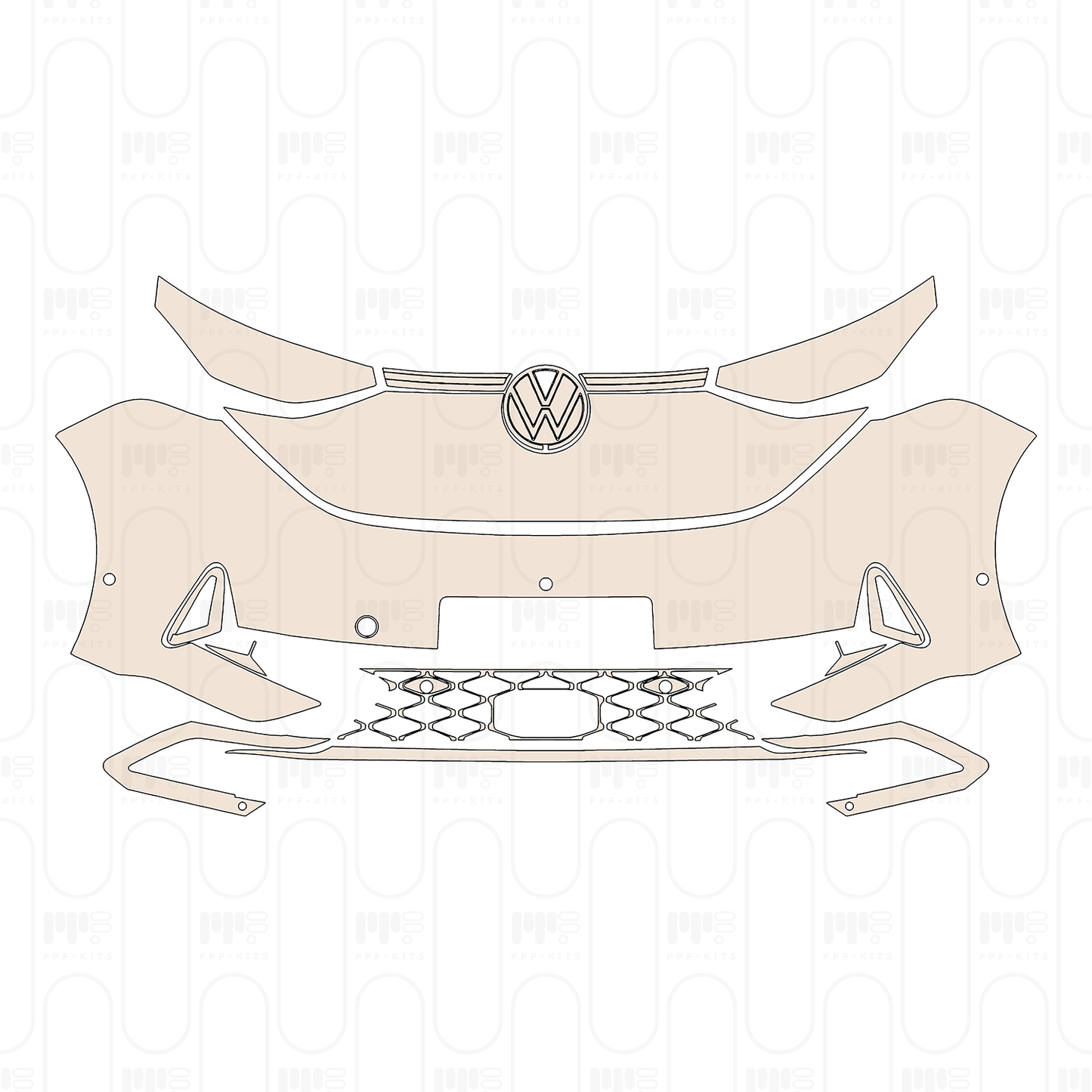 Pre-Cut PPF Volkswagen ID.BUZZ Standard Wheelbase GTX 2025