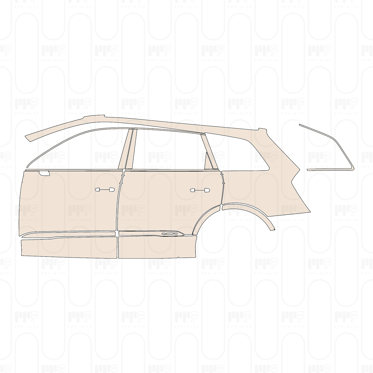 PPF precortado Audi Q7 Base 2025