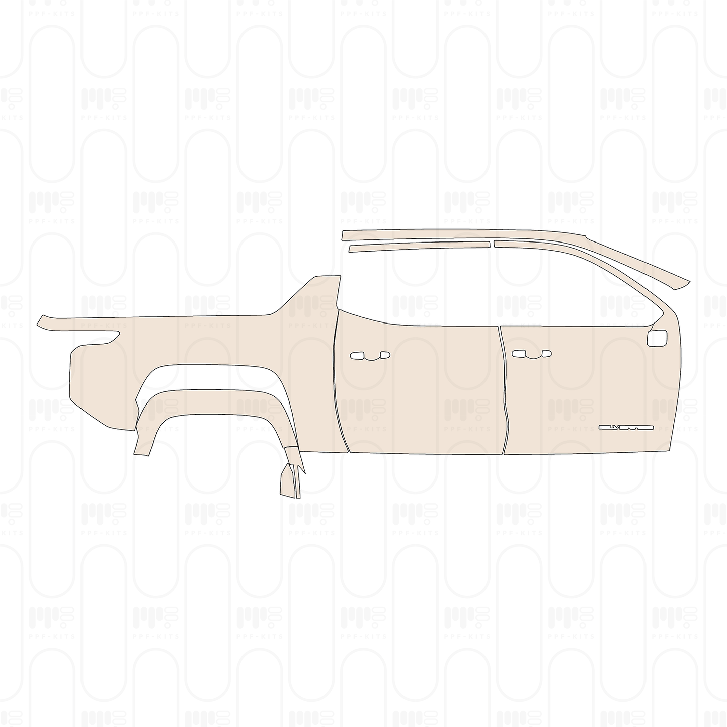 PPF precortado Chevrolet Silverado EV RST 2025