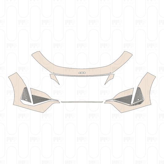 Pre-Cut PPF Peugeot 408 (EU) Allure 2025