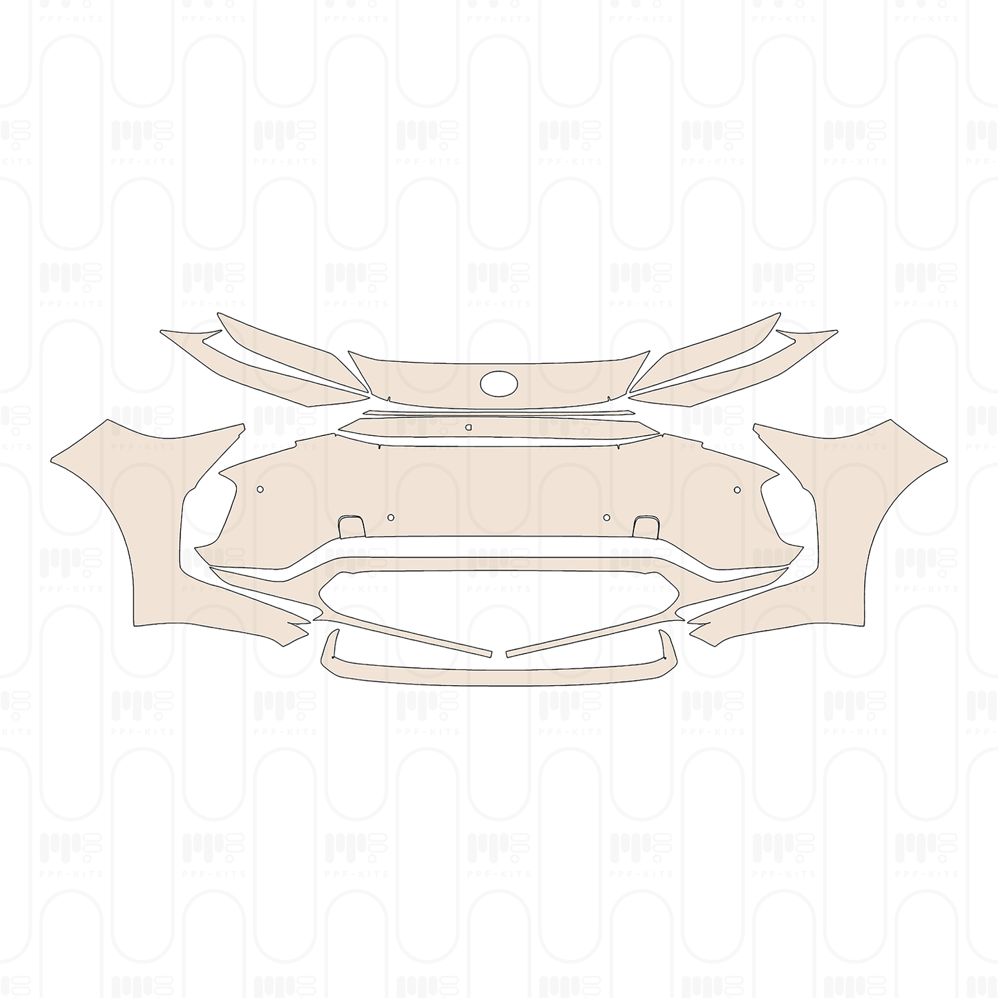 Pre-Cut PPF Toyota bZ4X (CN) 2025