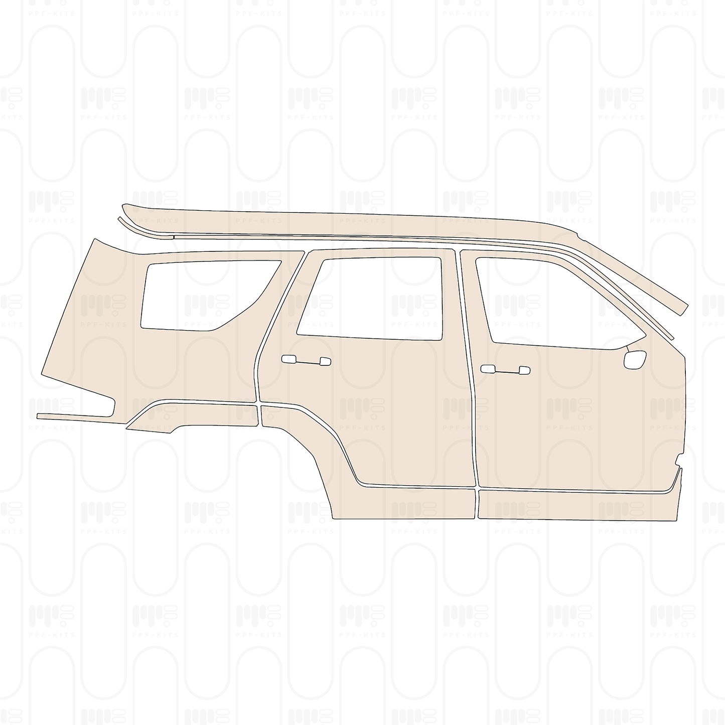 PPF precortado Tank 700 Hi4-T Base 2025