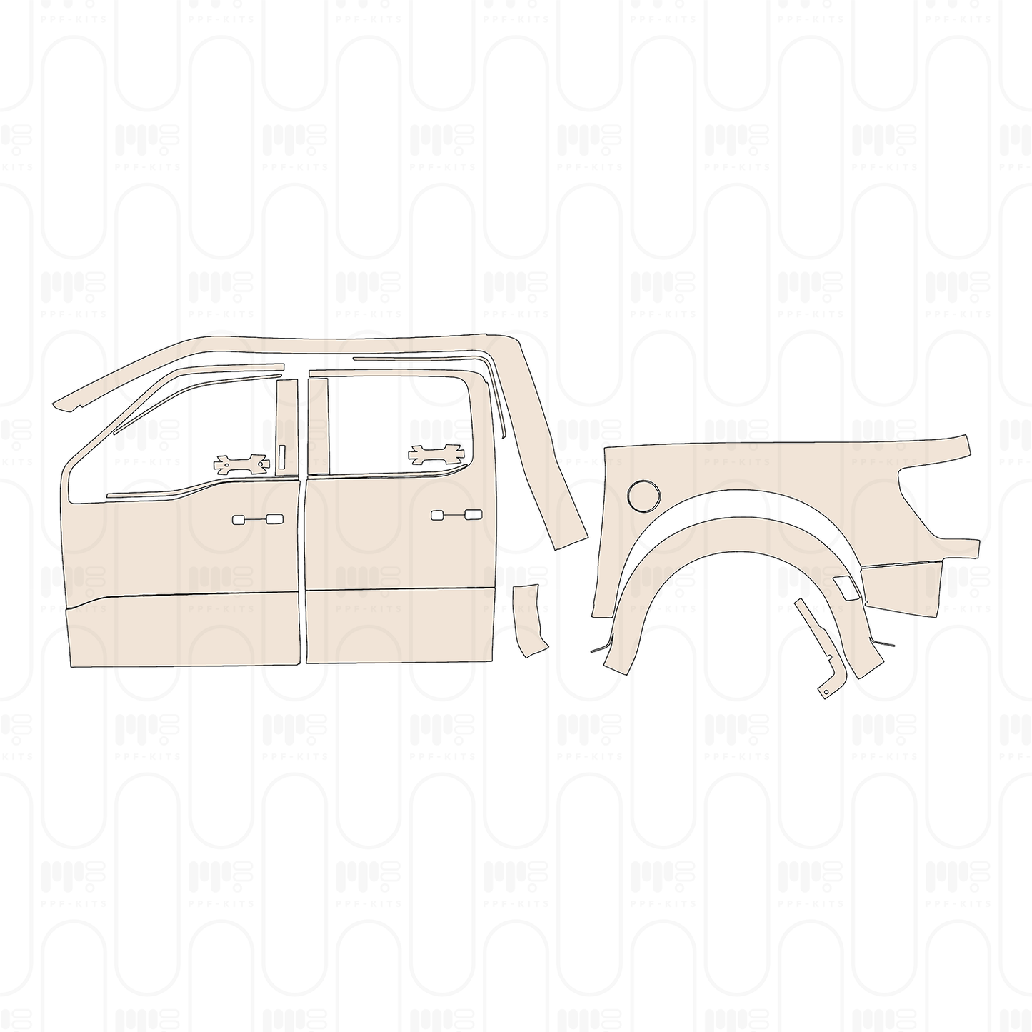 PPF precortado Ford F-150 Raptor R 2026