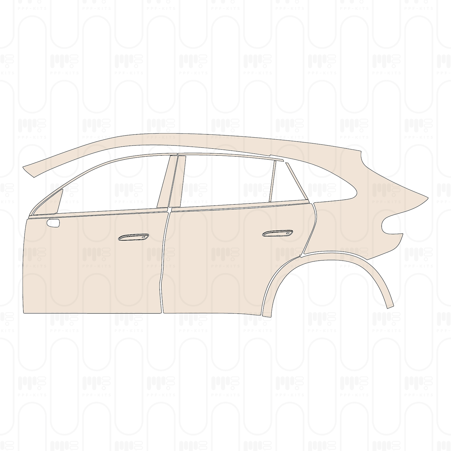 PPF precortado Mercedes-Benz GLC Electric AMG Line 2026