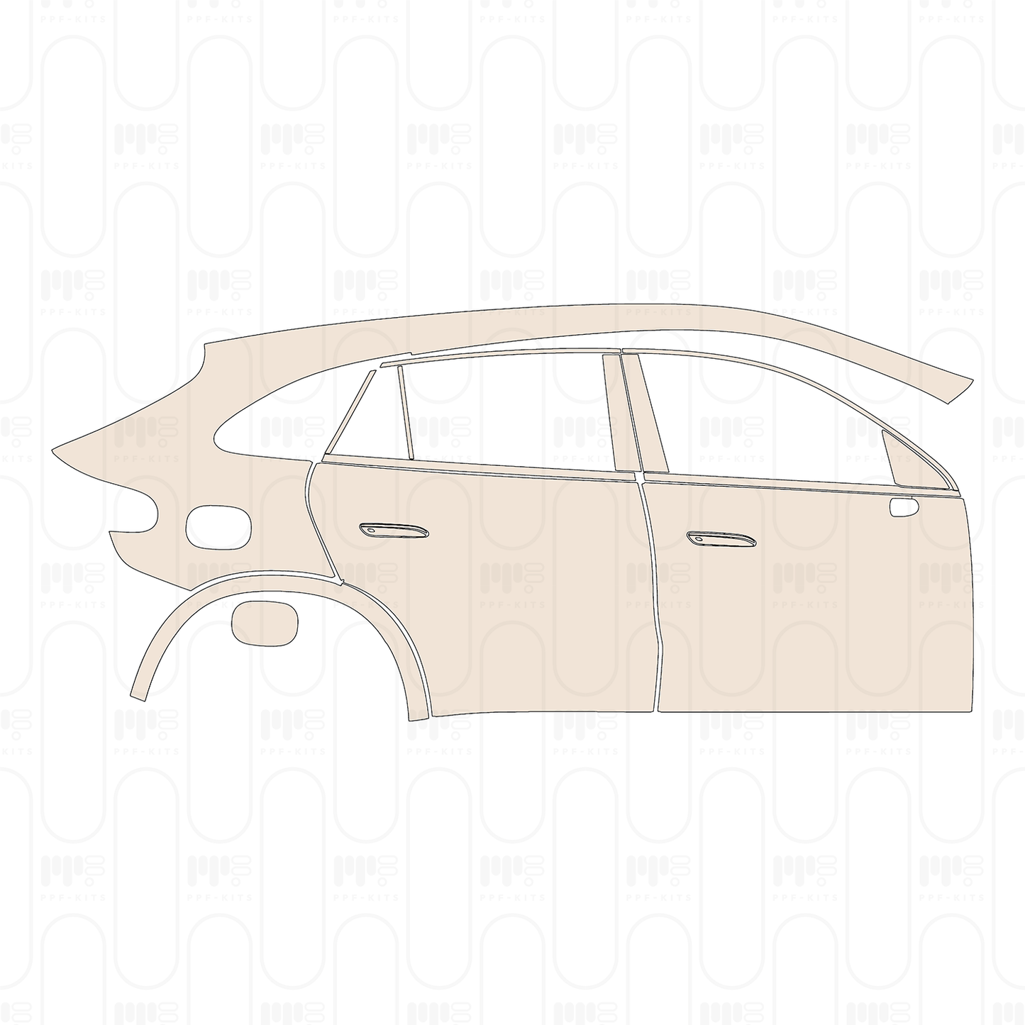 PPF precortado Mercedes-Benz GLC Electric AMG Line 2026