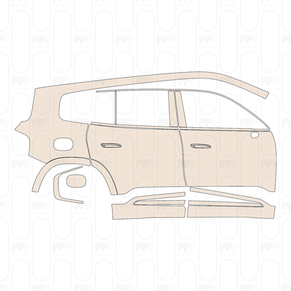PPF precortado Mercedes-Benz GLB Electric AMG Line 2026