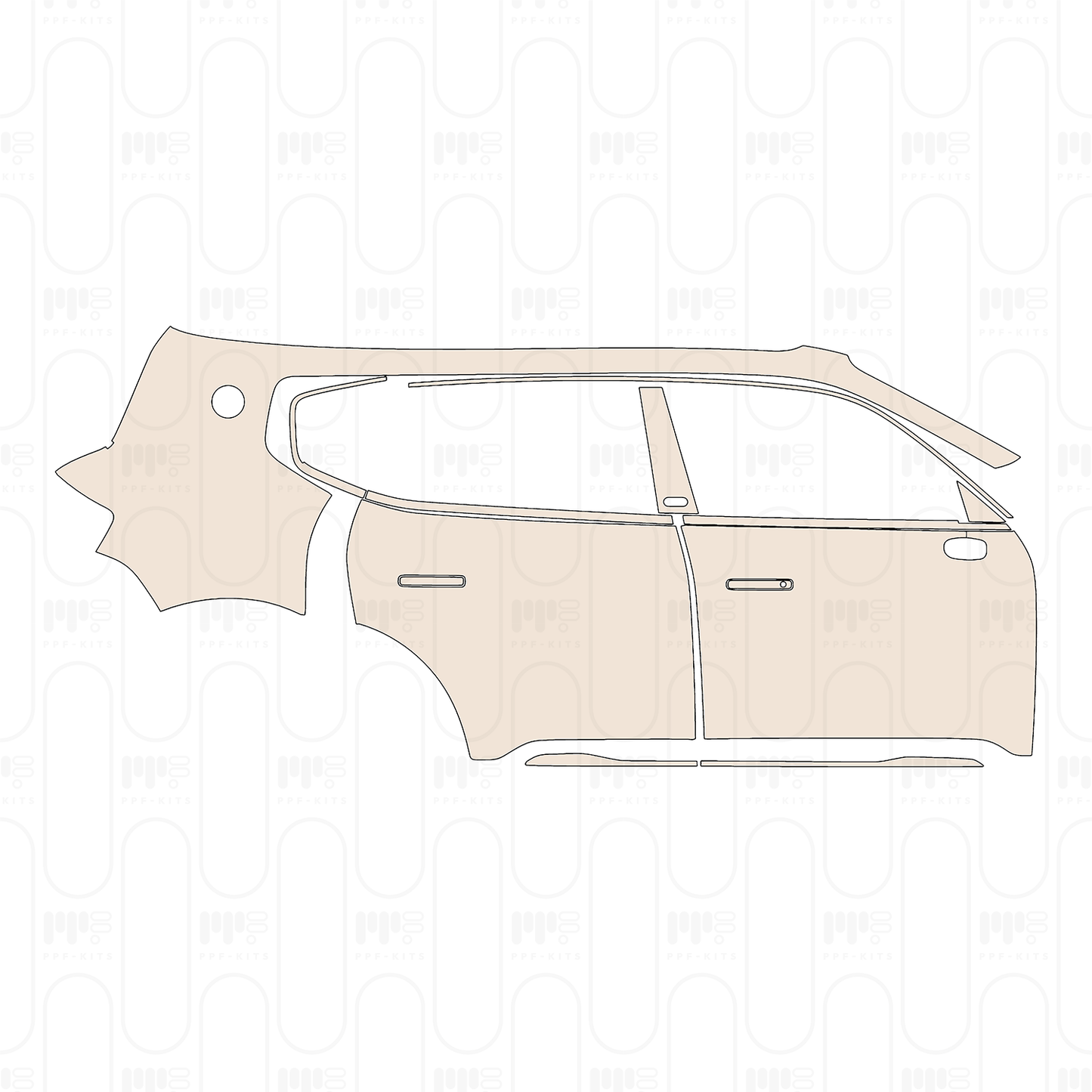 PPF precortado Smart #5 Base 2026