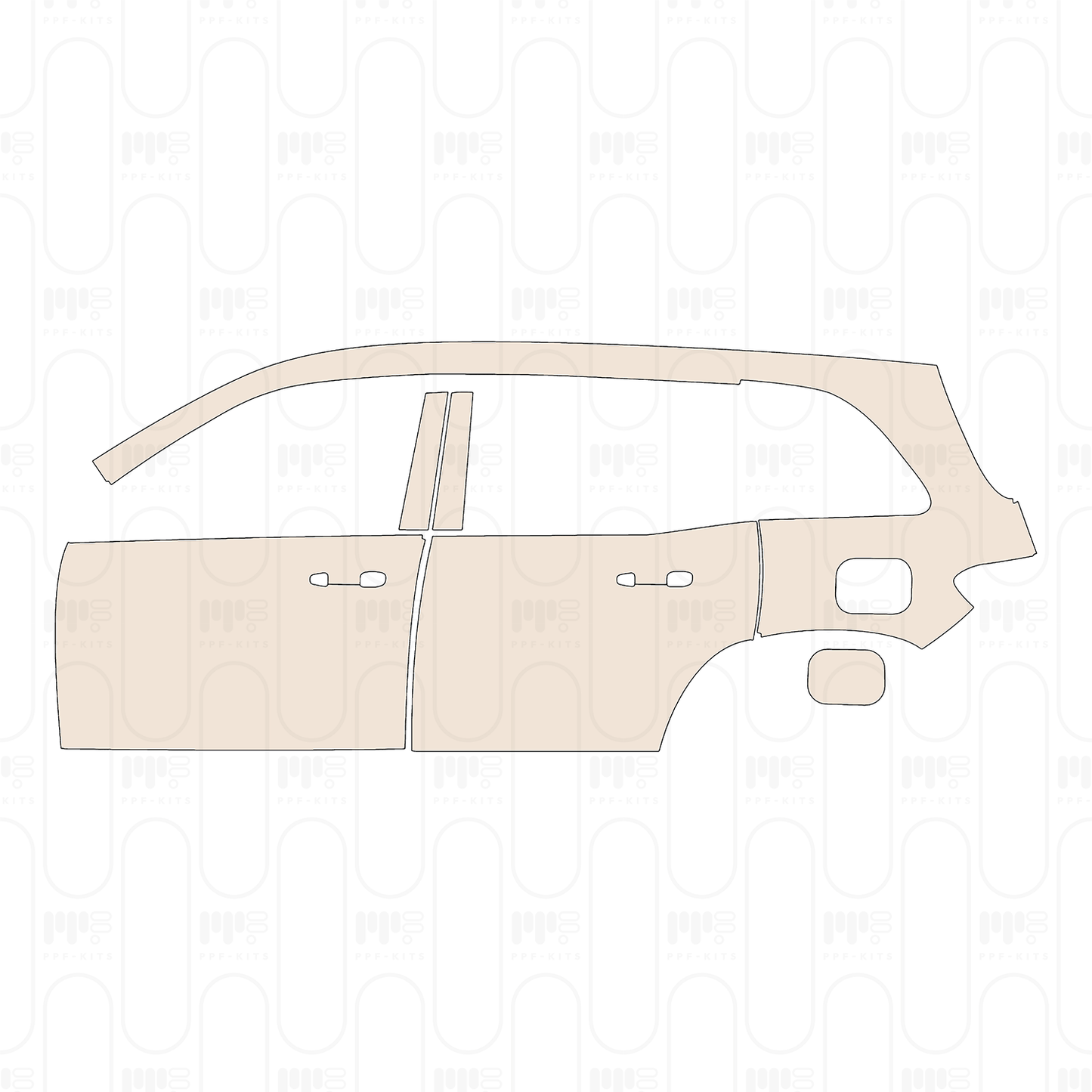 Pre-Cut PPF Mercedes-Benz GLB AMG GLB 35 2026