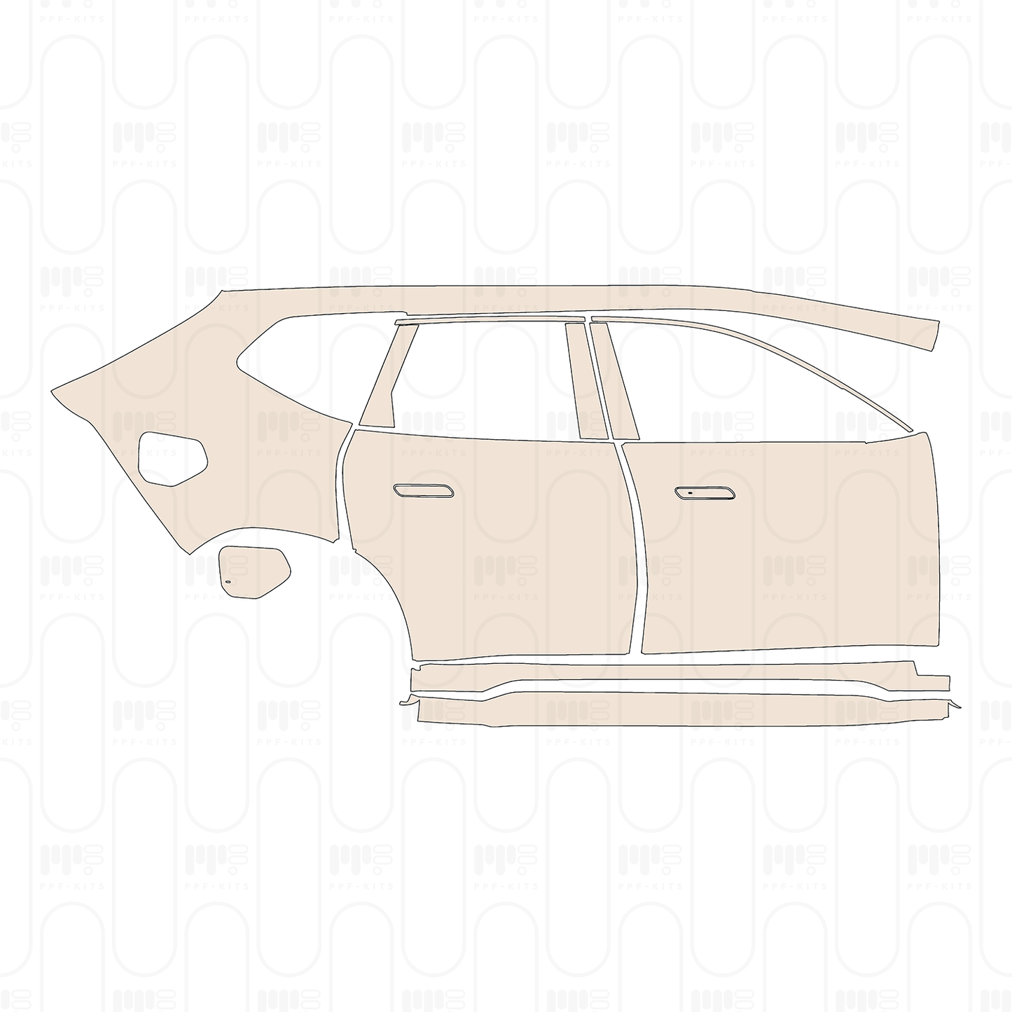 Pre-Cut PPF BMW iX3 M Sport 2025
