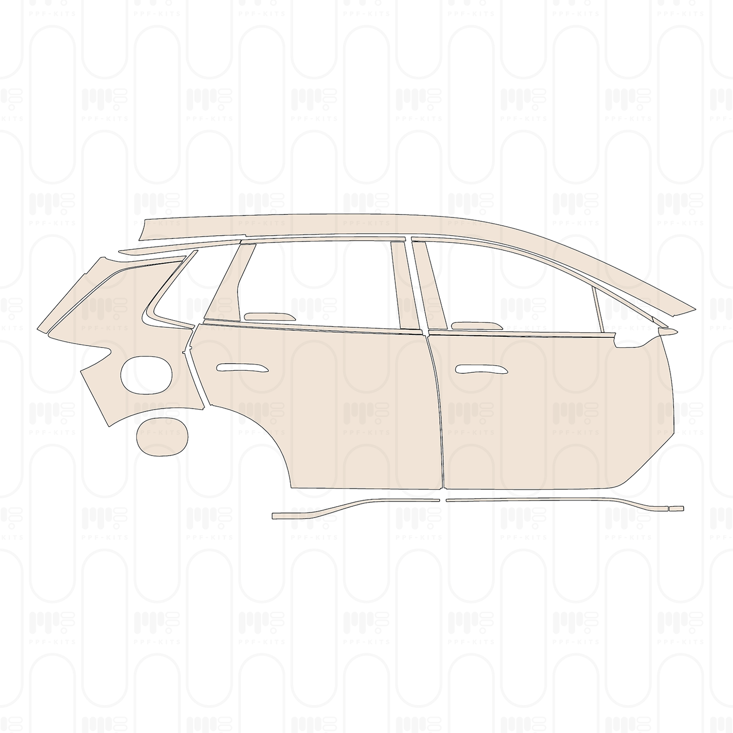 Pre-Cut PPF BYD Sealion 05 (CN) EV 2025