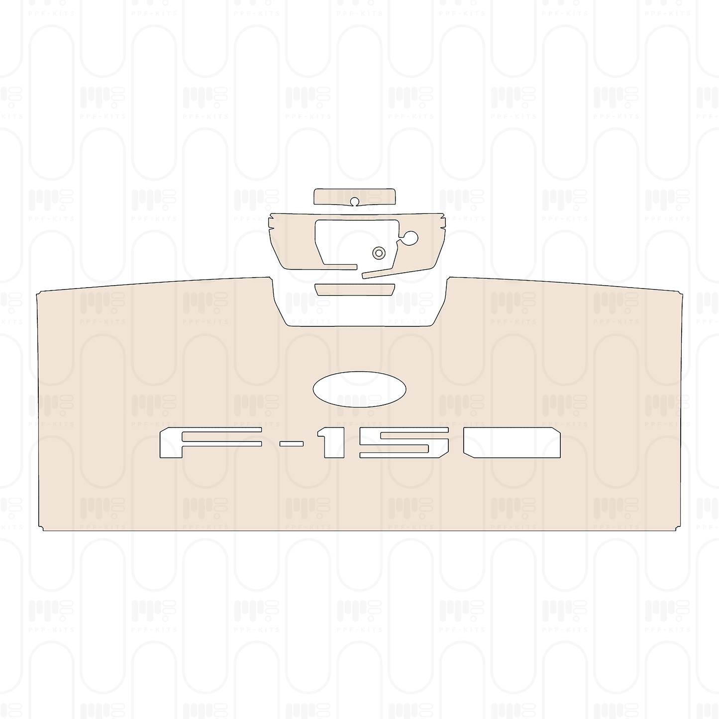 Pre-Cut PPF Ford F-150 SuperCrew XLT 2025
