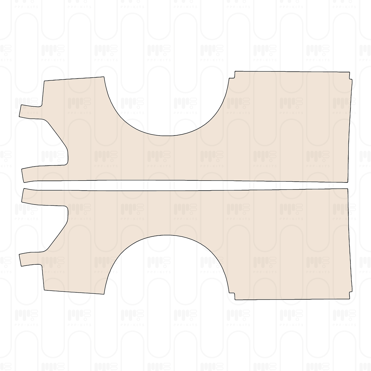 Pre-Cut PPF Ford F-150 SuperCrew XLT 2025