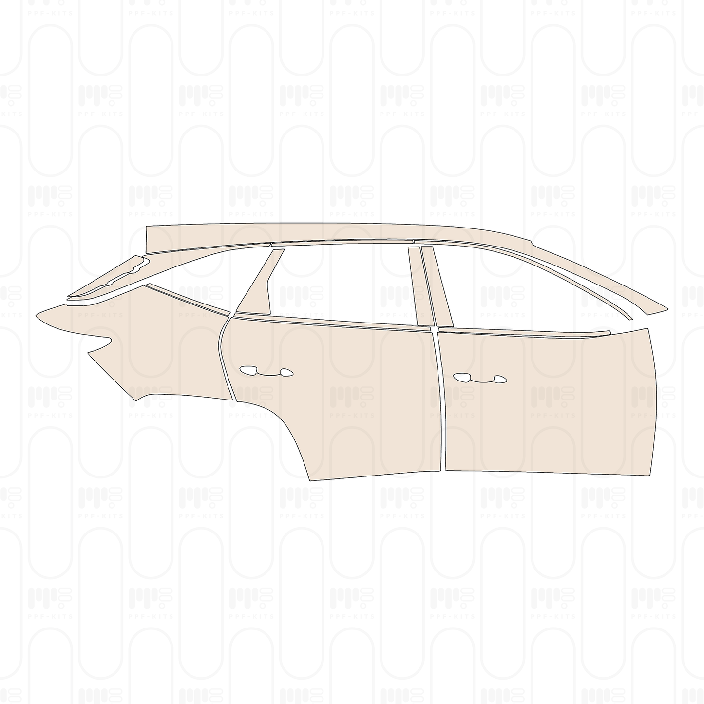 Pre-Cut PPF Hyundai Tucson (EU) Base 2025