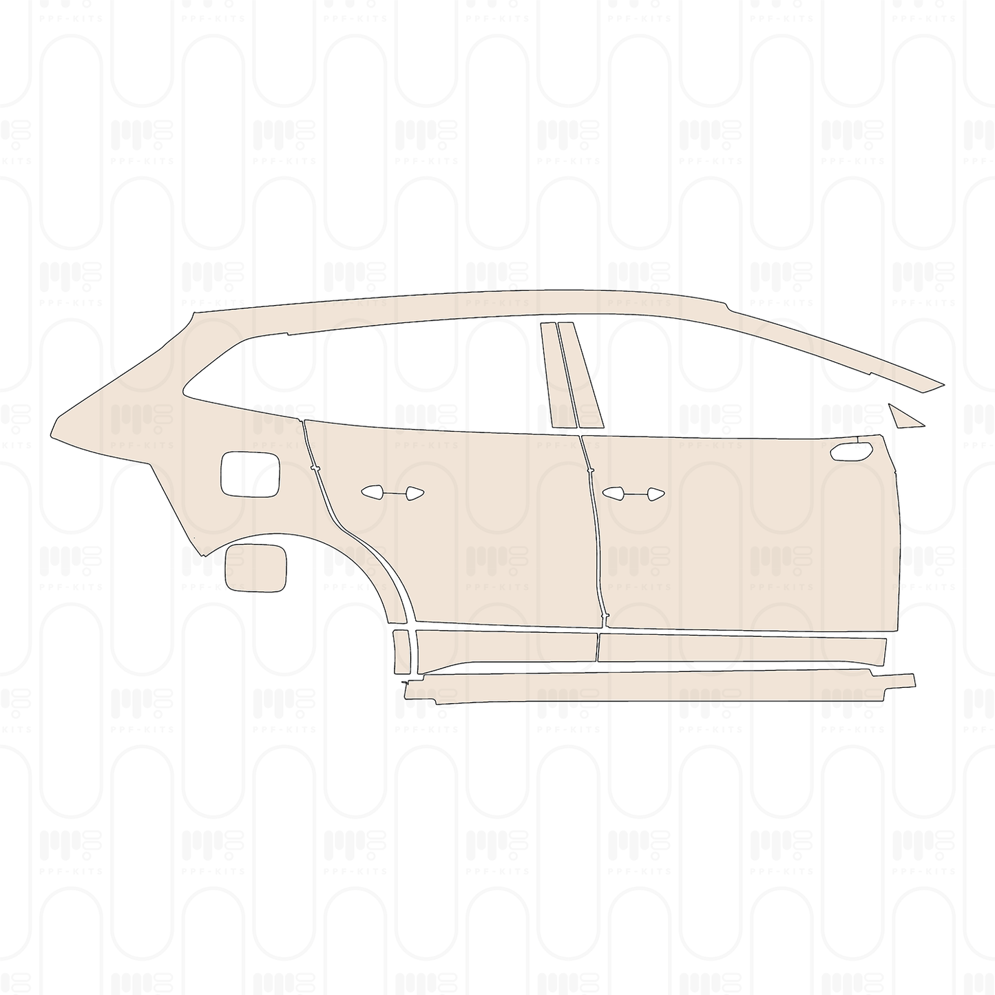 Pre-Cut PPF Skoda Enyaq iV (EU) SUV SportLine 2025