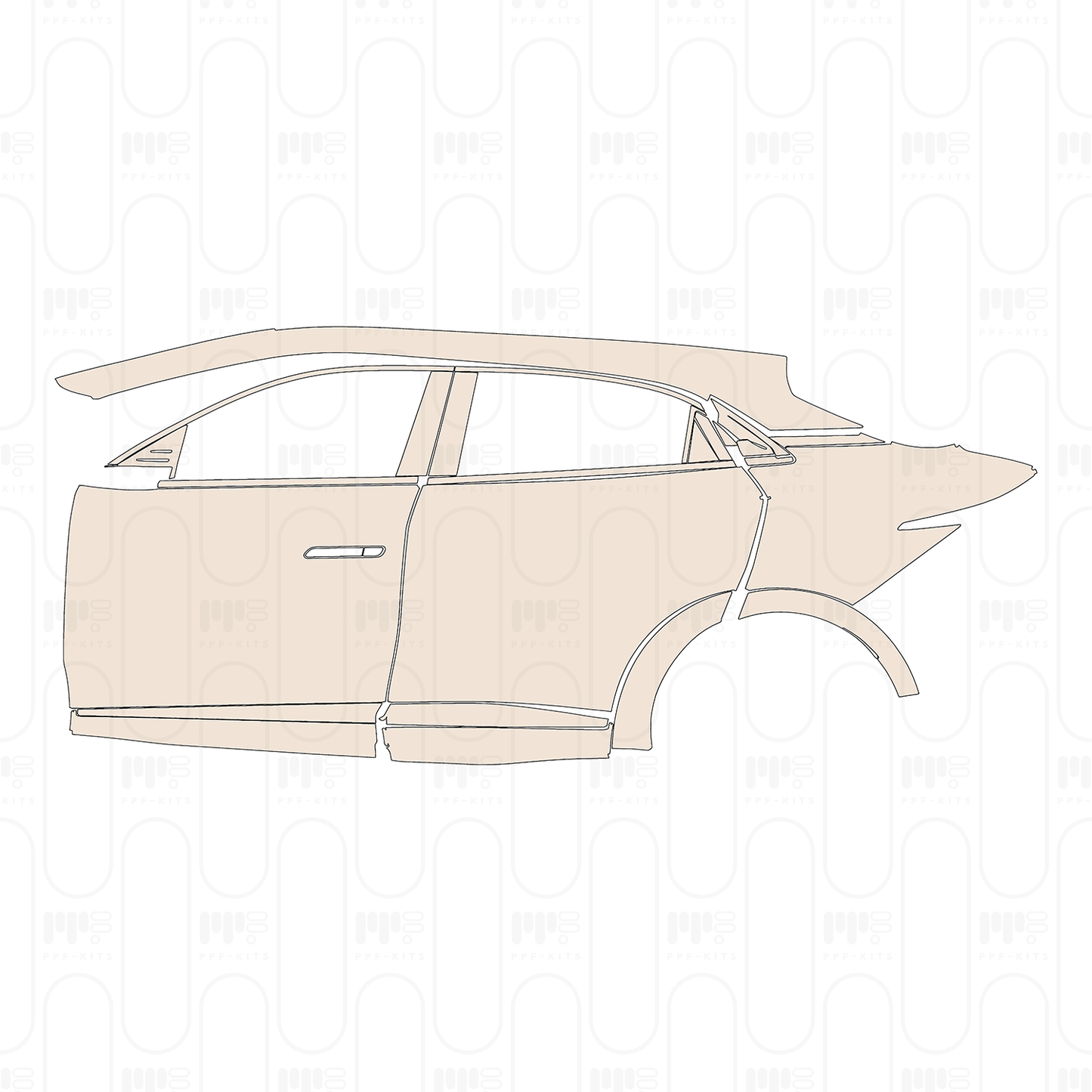 PPF precortado Alpine A 390 A390 GT 2025