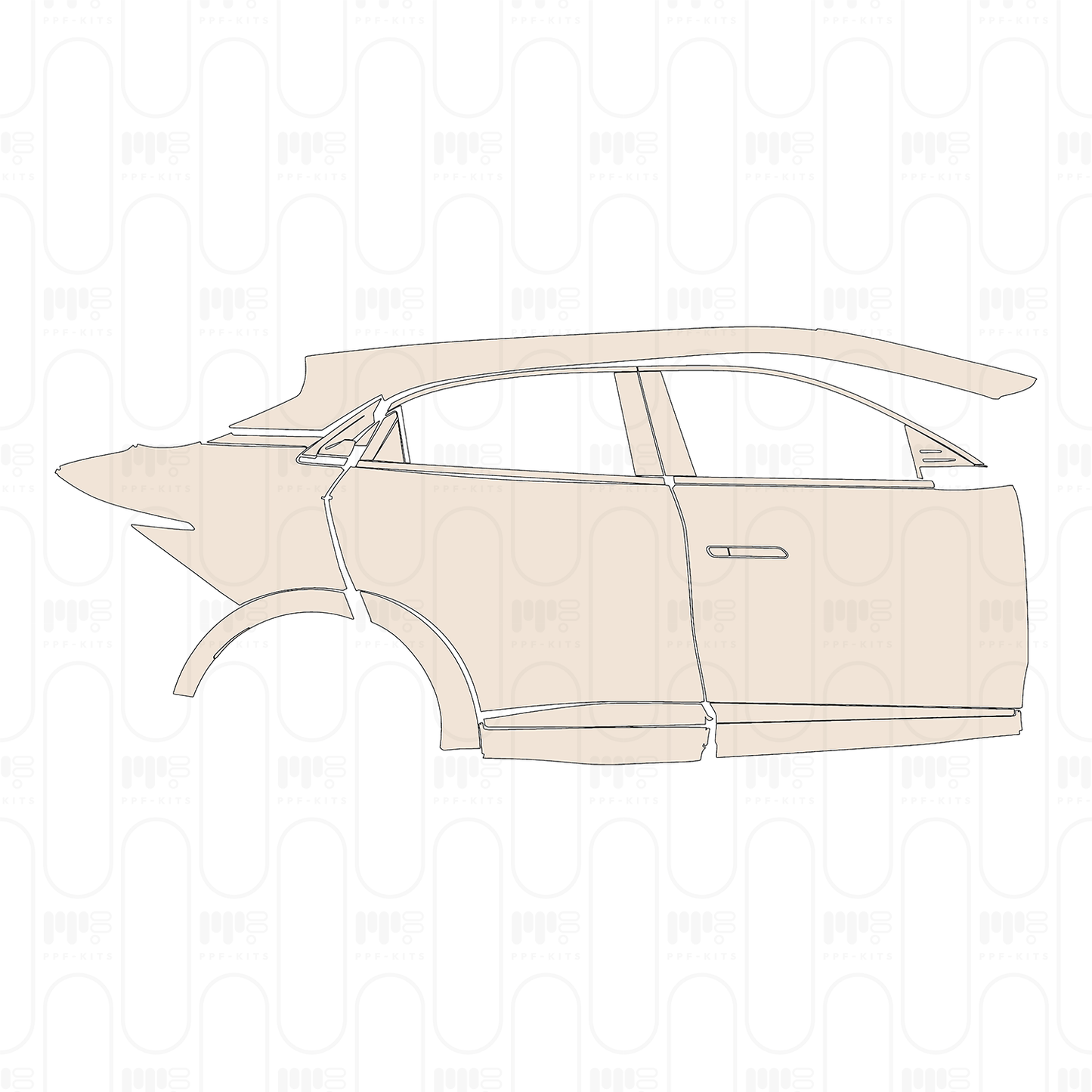 PPF precortado Alpine A 390 A390 GT 2025
