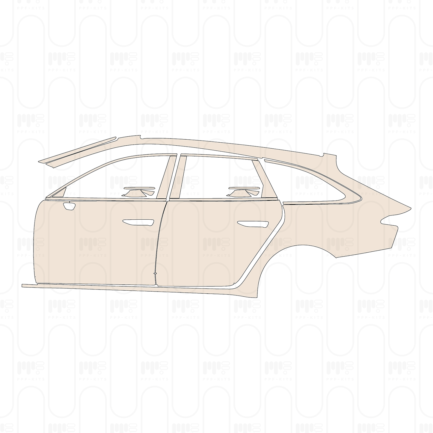 PPF precortado Audi A6 Avant Base 2025