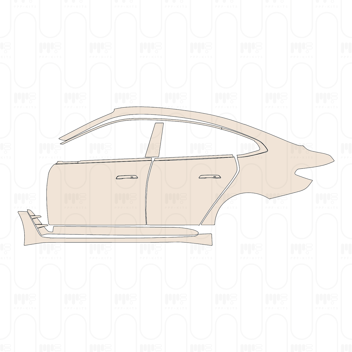 PPF precortado BMW i4 M50 (EU) 2025
