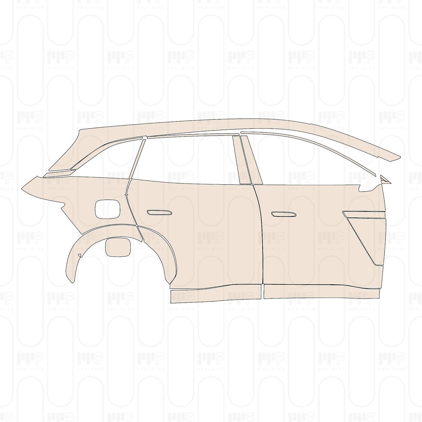 PPF precortado BYD Tang L EV 2025