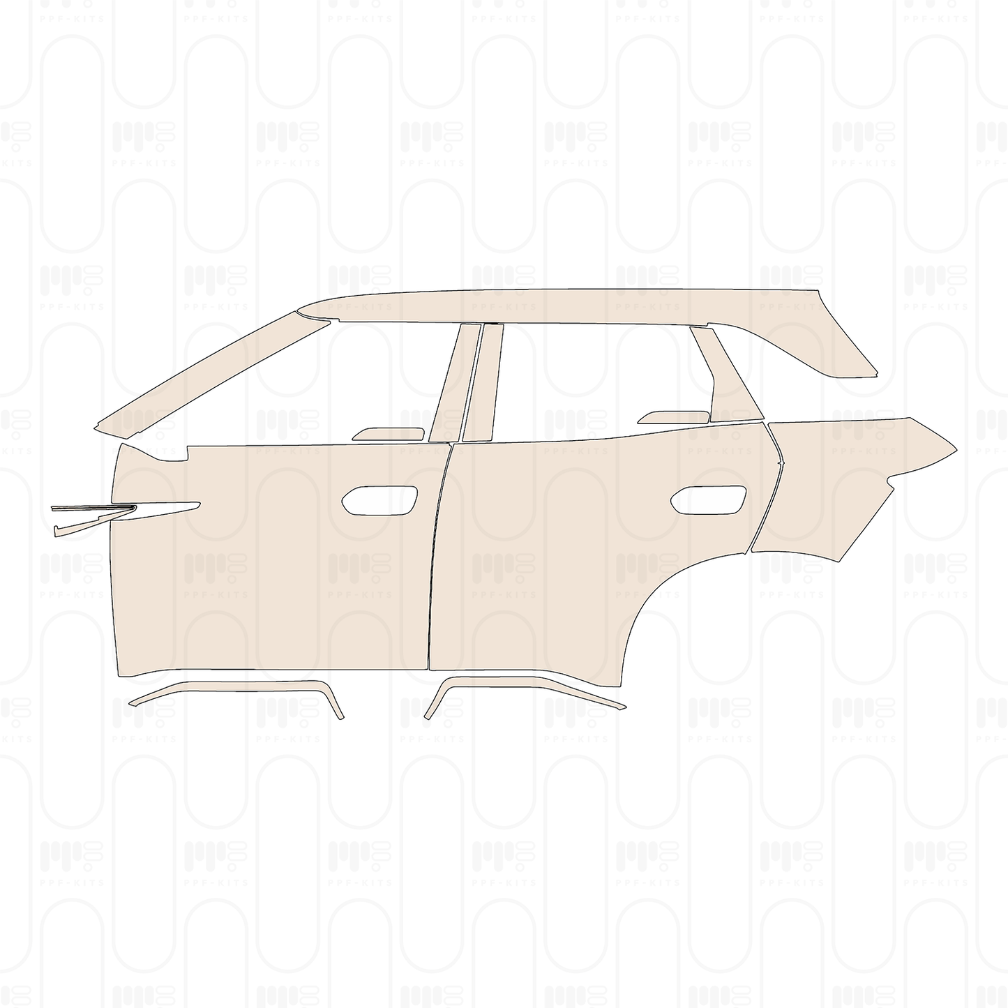 Pre-Cut PPF BMW iX3 Base 2025