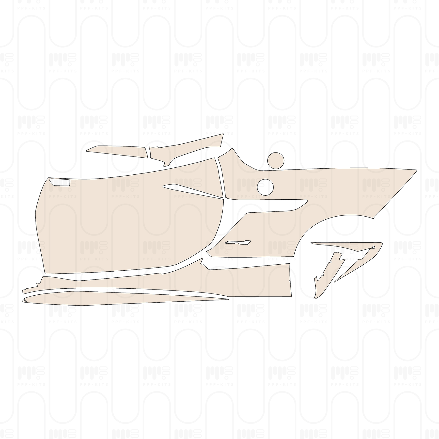 PPF precortado Chevrolet Corvette ZR1 Coupe 2025