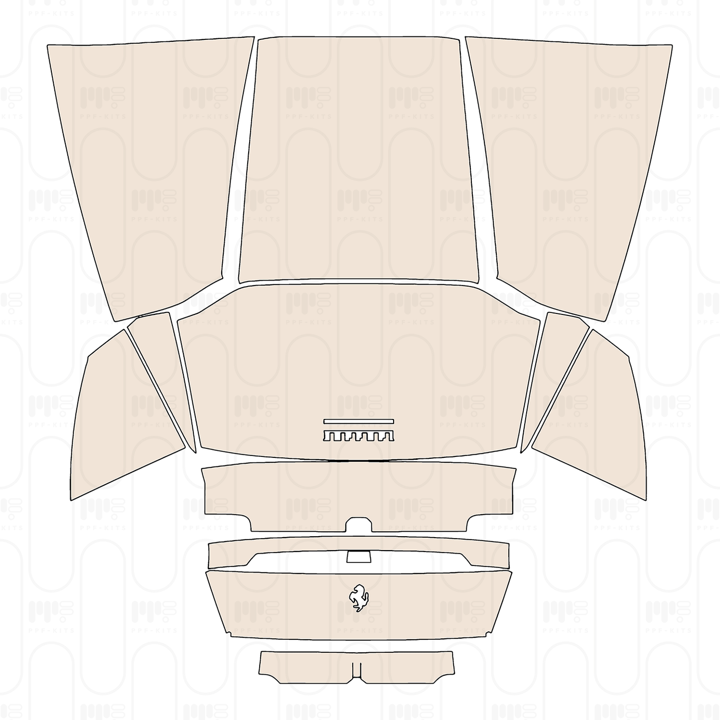 Pre-Cut PPF Ferrari 12Cilindri Spider 2026
