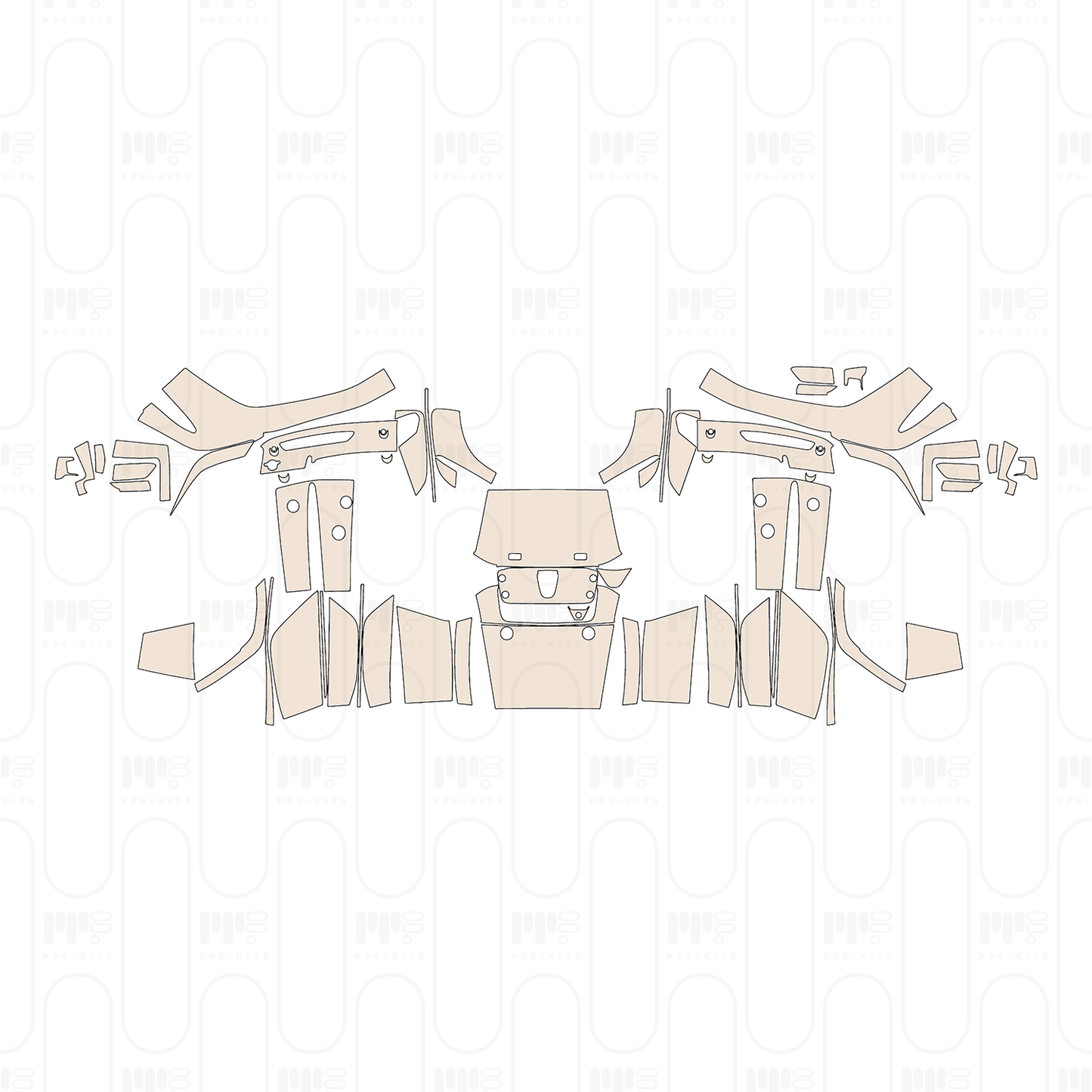 Pre-Cut PPF Ford Kuga Active 2025