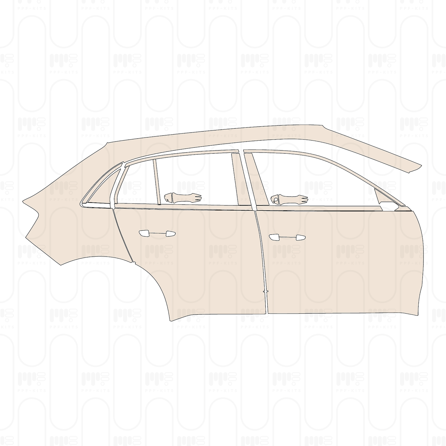 PPF precortado Fiat 600 Hybrid 2025