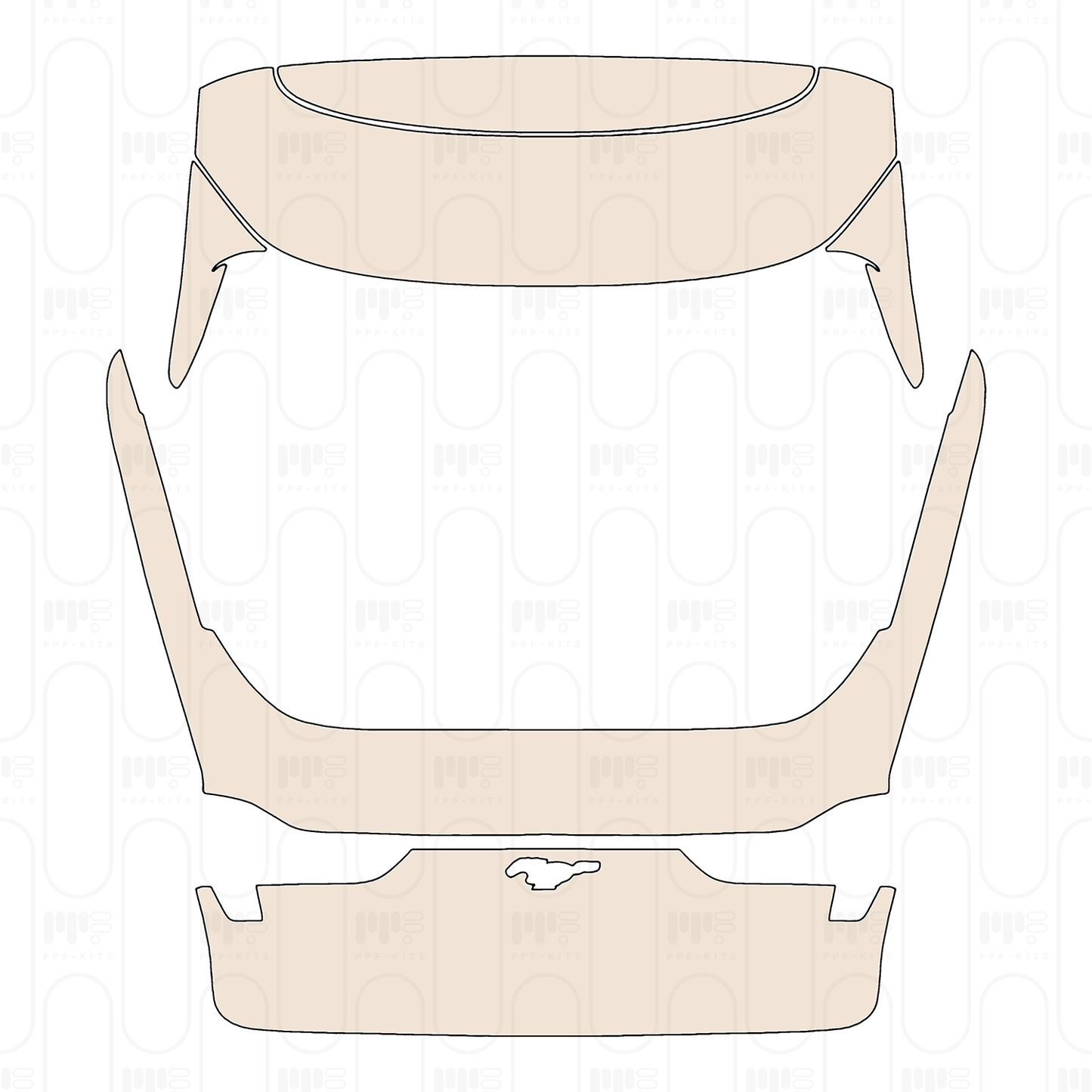 Pre-Cut PPF Ford Mach-E Luxury 2025