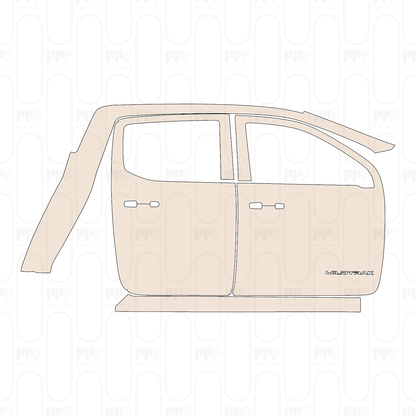 Pre-Cut PPF Ford Ranger (EU) Wildtrak 2025