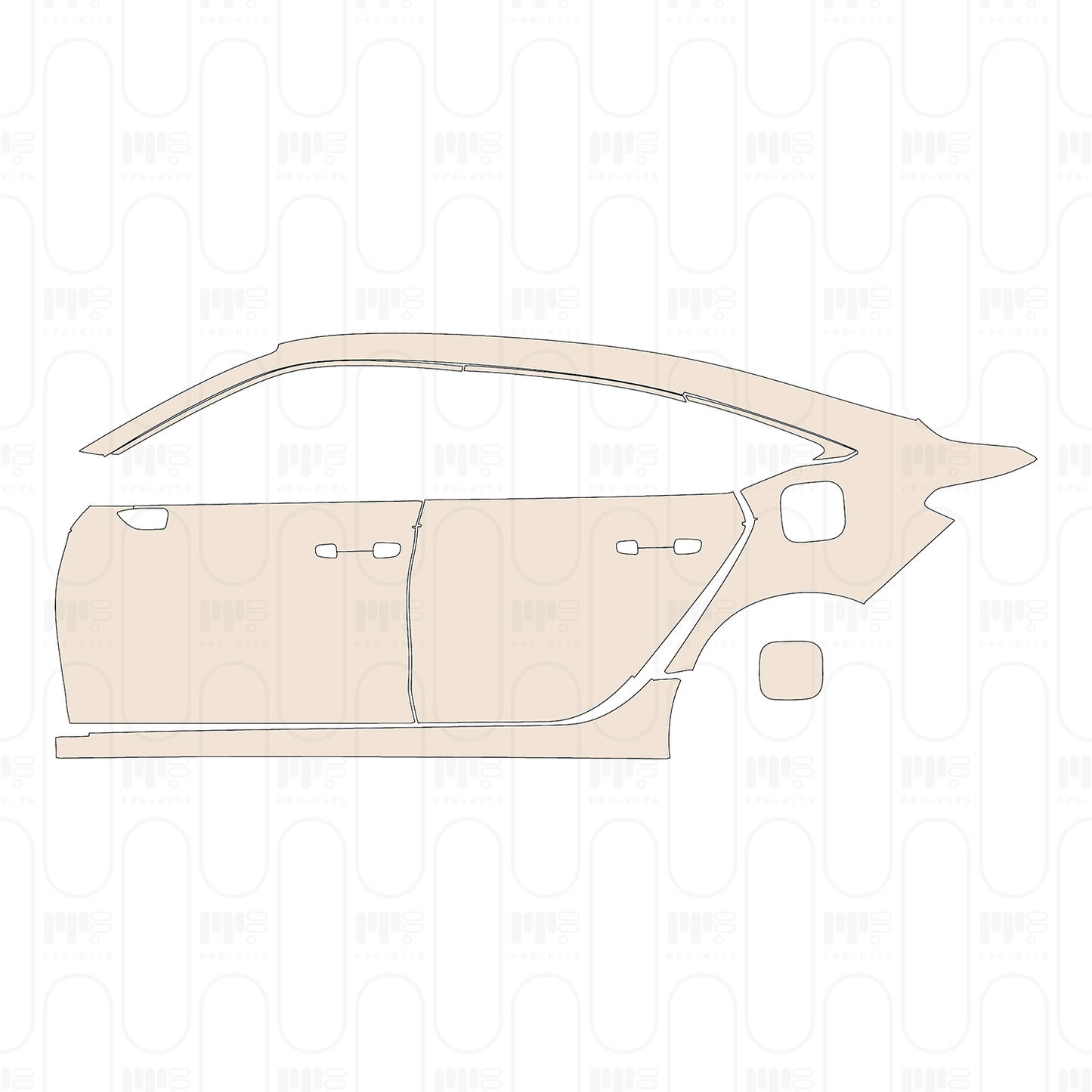 Pre-Cut PPF Honda Civic Sedan Sport Touring 2025