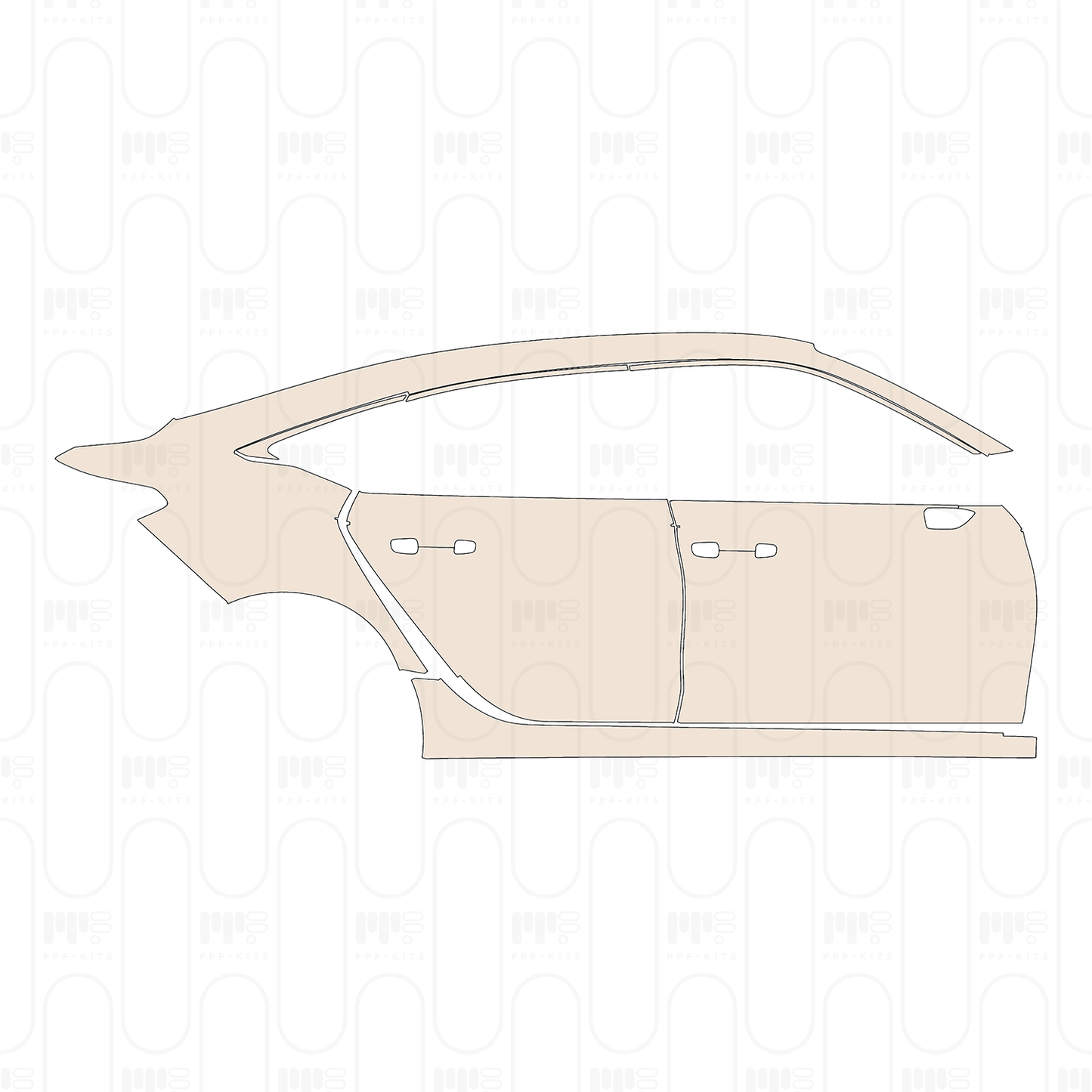 Pre-Cut PPF Honda Civic Sedan Sport Touring 2025