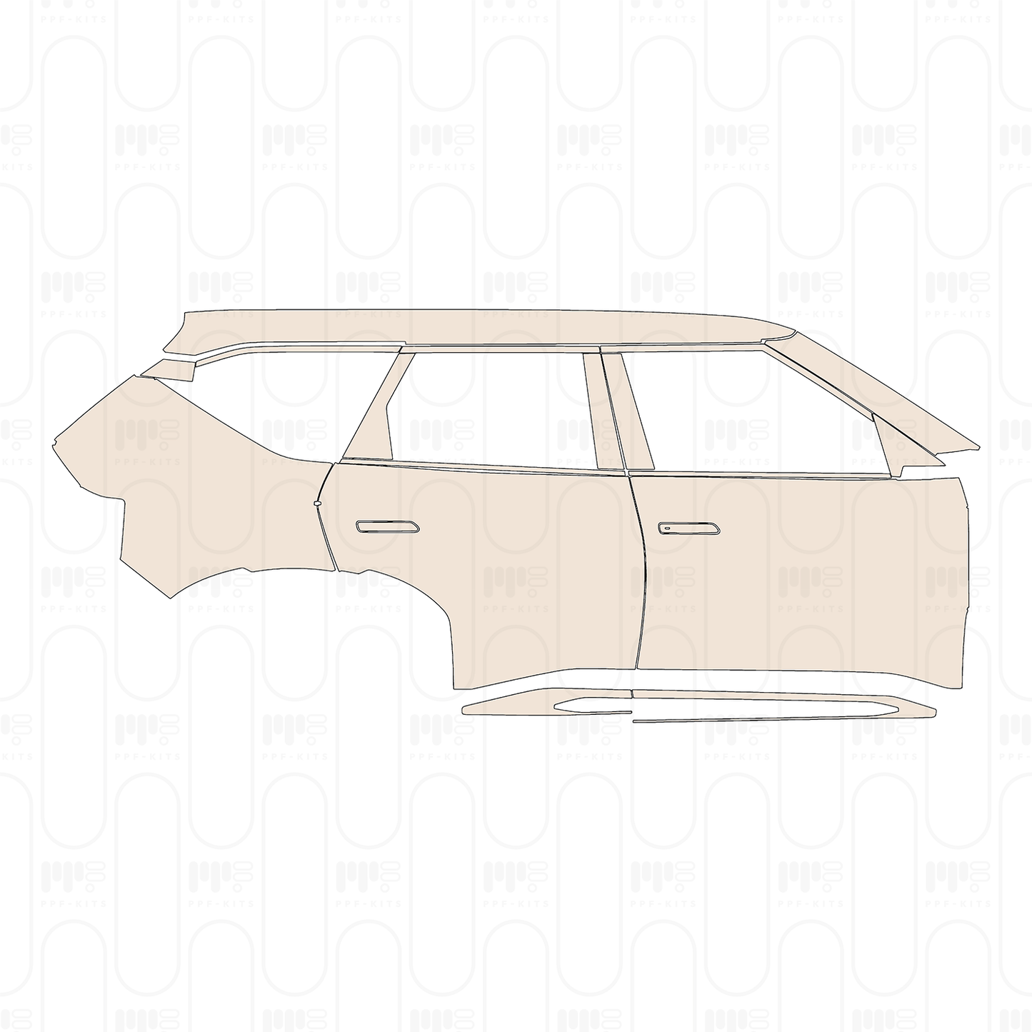 Pre-Cut PPF KIA EV5 (EU) Base 2025