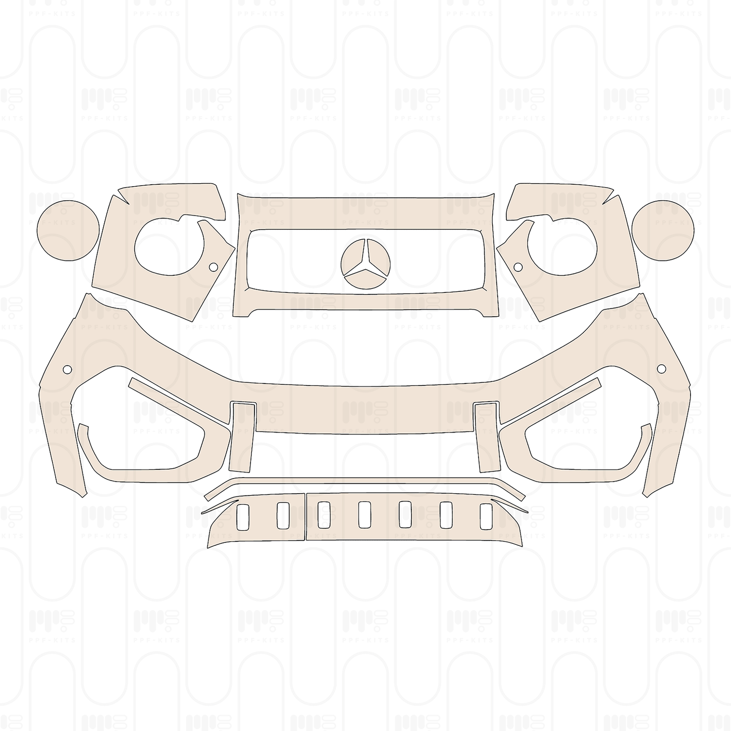 PPF precortado Mercedes-Benz G Class AMG G63 (2027) 2026