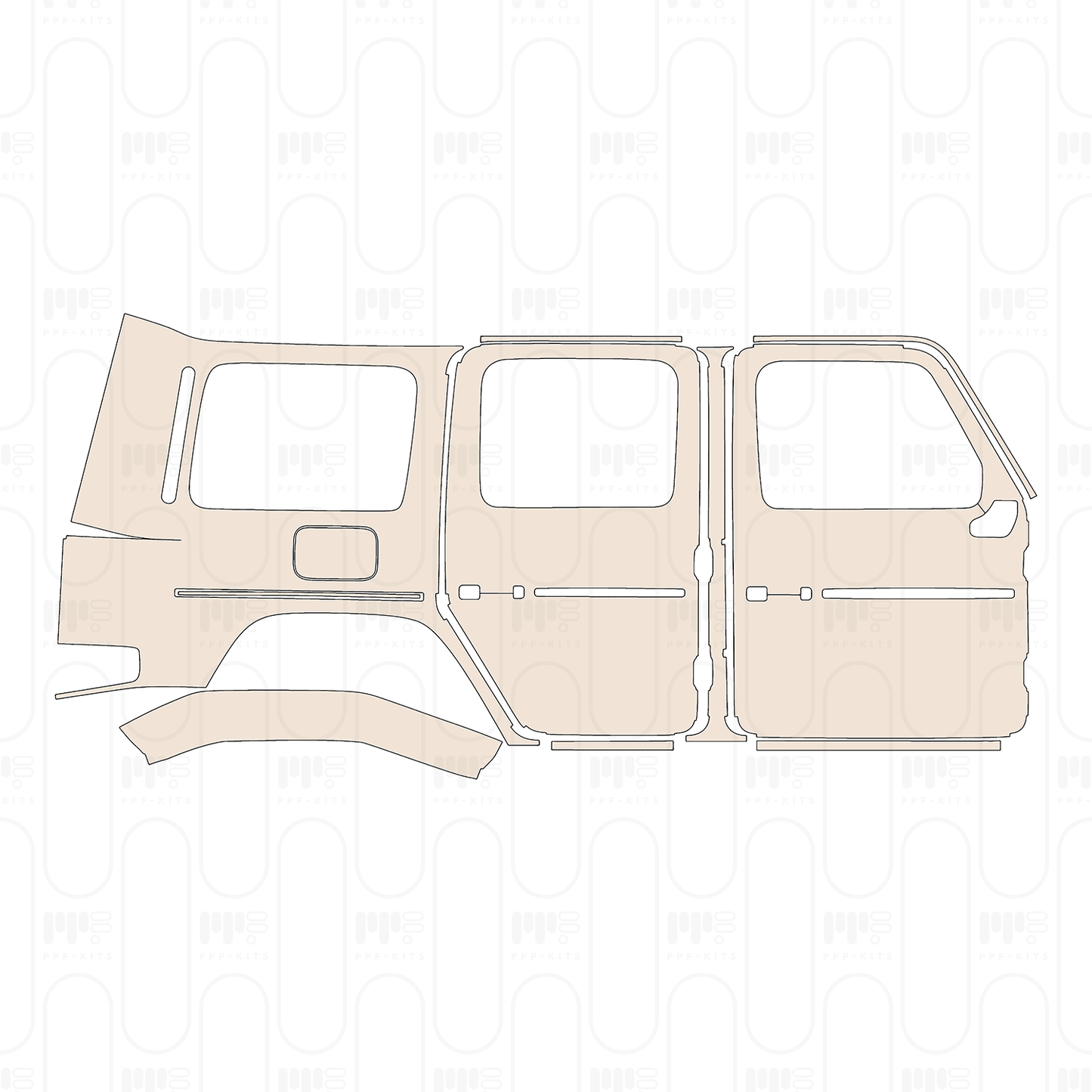 PPF precortado Mercedes-Benz G Class G500 Base 2026