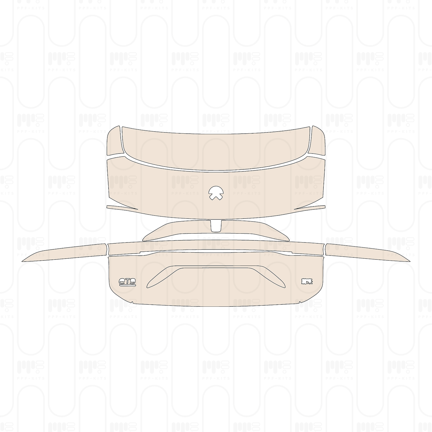 Pre-Cut PPF NIO ET9 2025