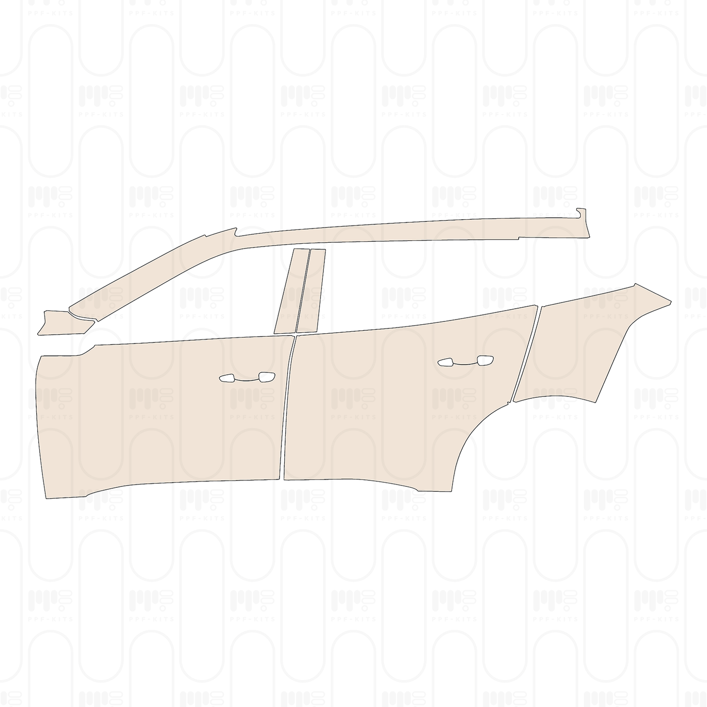Pre-Cut PPF Peugeot 2008 (EU) Allure 2025